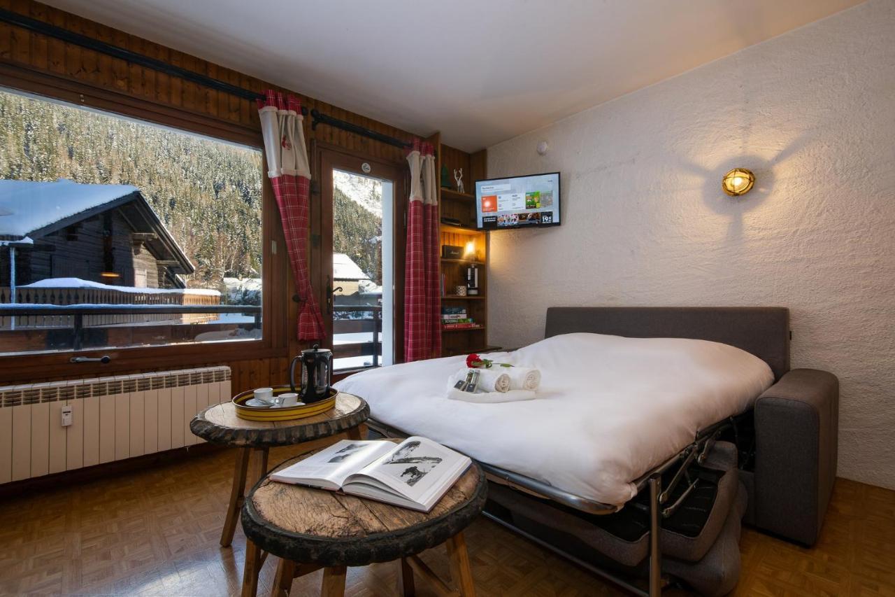 Residence Le Chardonnet F - Happy Rentals Chamonix Buitenkant foto